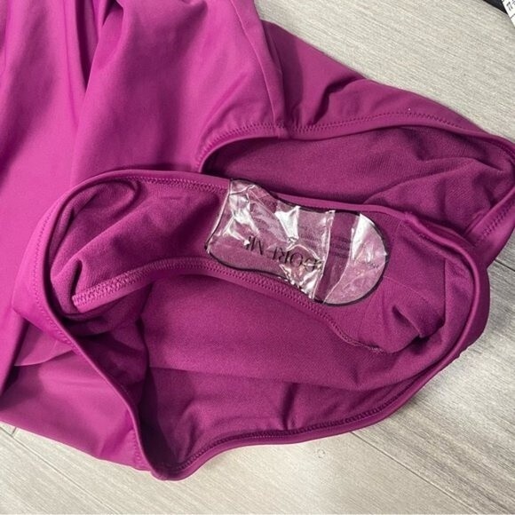 NWT Adore Me Monroe Contour Plus Magenta Purple One Piece Swimsuit Swim Suit 0X - Picture 6 of 8